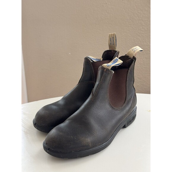 Blundstone 550 Chelsea Boots Brown Leather Men’s US 7 AU 7 Rustic Wonen 8.5 main image 5